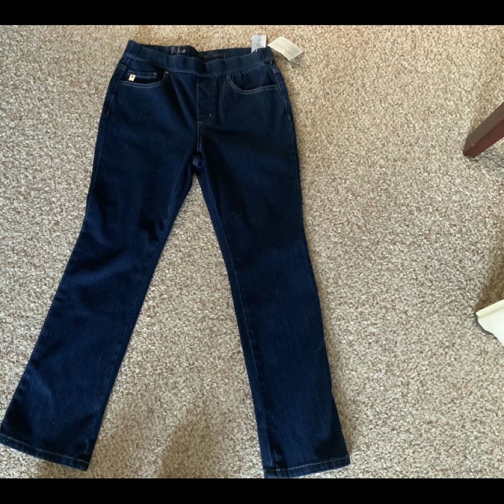 Belle by Kim Gravel Flexibelle Embroidered Jeans 6